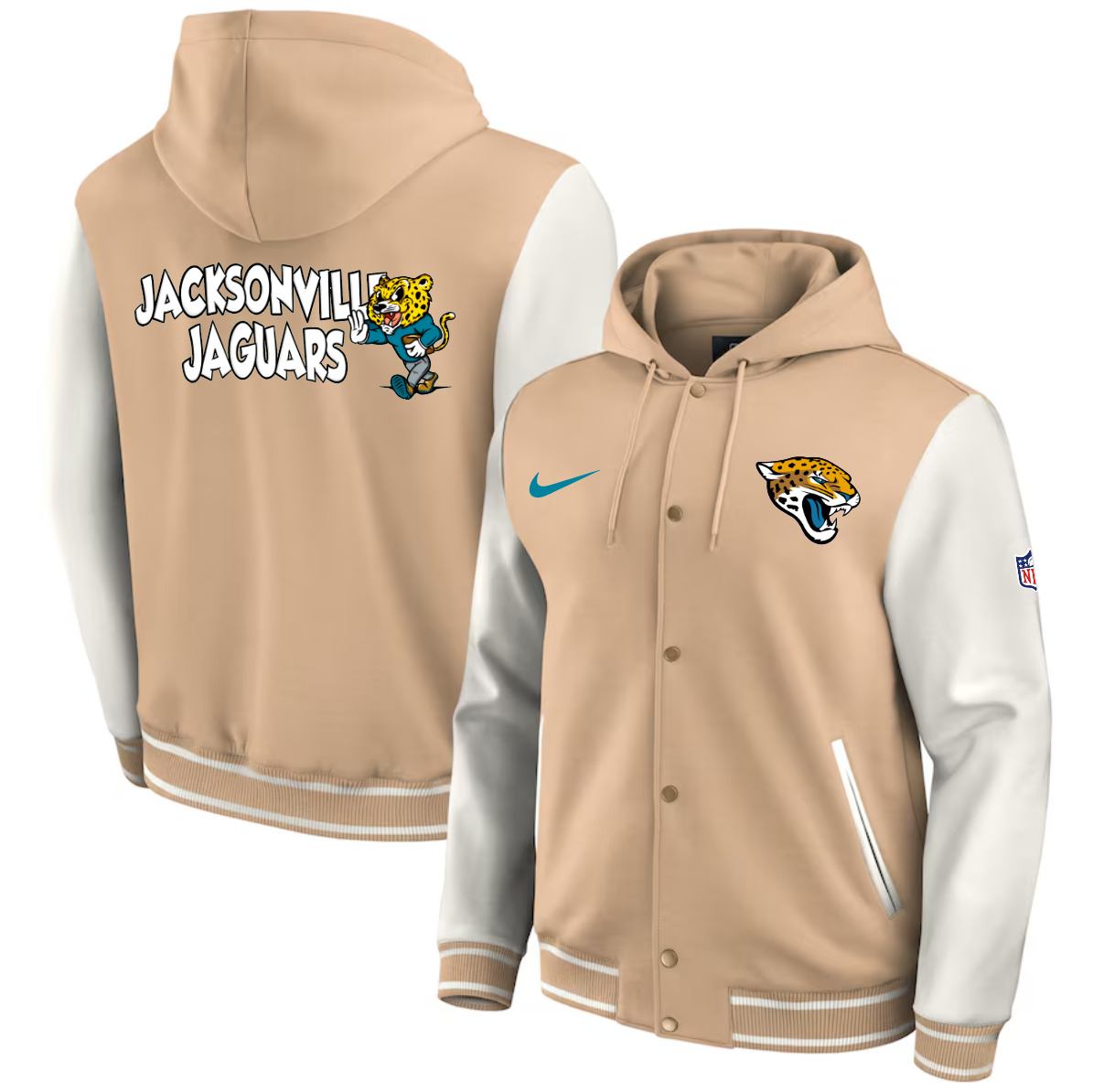 Men 2025 NFL Jacksonville Jaguars jacket syle 1